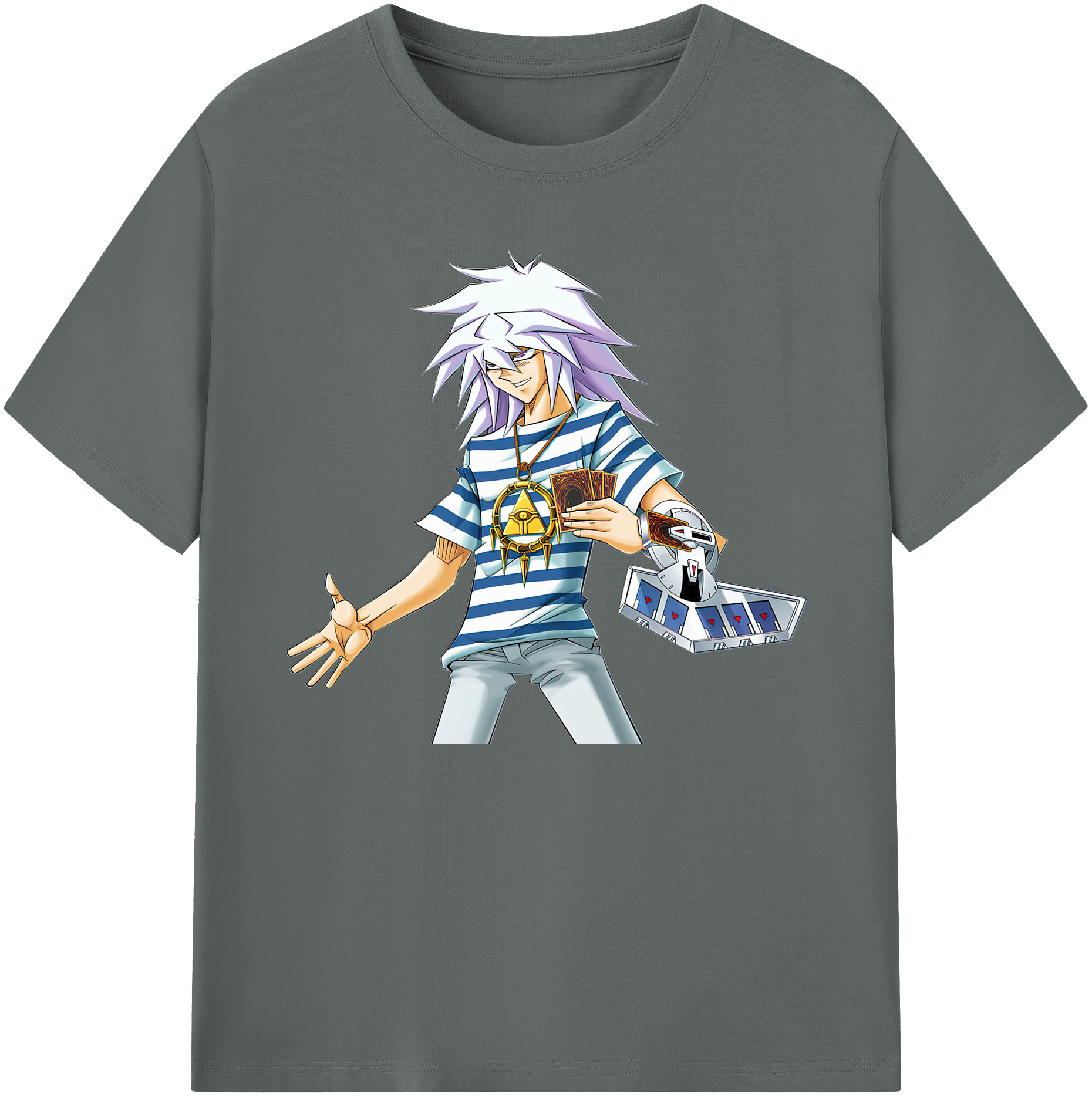 （画像用） 遊☆戯☆王 Yu-Gi-Oh! 綿100％ メンズ半袖Tシャツ｜肌触りやわらか＆通気性
